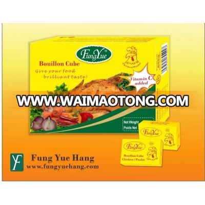 4g 10g HALAL Chicken Broth Cube For Africa